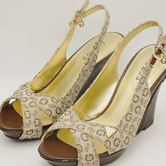 Guess Wedge Shoes - Picture 1 of 10